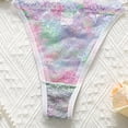 thumbnail image 3 of SnZhen Thongs for Women Women's Panties Lace Seamless Low Waisted Ladies Thongs Physiological Underpants, 3 of 5