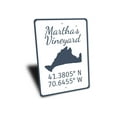 thumbnail image 3 of Marthas Vineyard Destination Novelty Sign, Metal Wall Decor - 10x14 inches, 3 of 4