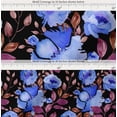 thumbnail image 2 of Soimoi Cotton Poplin Fabric Flower & Leaves Watercolor Print Fabric by Yard 56 Inch Wide, 2 of 7