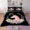 thumbnail image 3 of Juego de cama Unicornio negro, 3 of 3