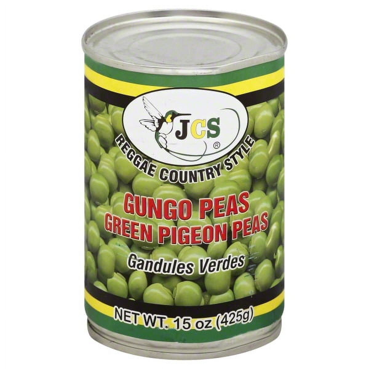 (3 pack) Kingston Miami Trading JCS Gungo Peas, 15 oz
