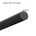 thumbnail image 2 of 2pcs Plastic Round Rod 3/4" Dia 20" Length Black (POM) Polyoxymethylene Rods Engineering Plastic Round Bars(18mm), 2 of 5
