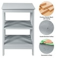 thumbnail image 5 of Topbuy 3-tier Side Table Nightstand Sofa End Table Storage Display Shelf Grey, 5 of 10