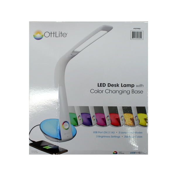 OttLite LED Desk Lamp with Color Changing Base - Walmart ...