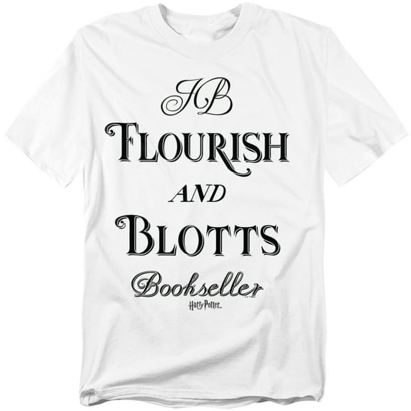 Harry Potter T-Shirt Flourish And Blotts Unisex Graphic Tee for Men & Women