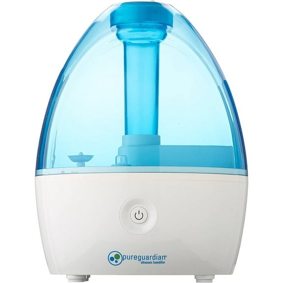 PureGuardian Ultrasonic Cool Mist Tabletop Humidifier 0.21-Gallon White/Blue (H910BL)