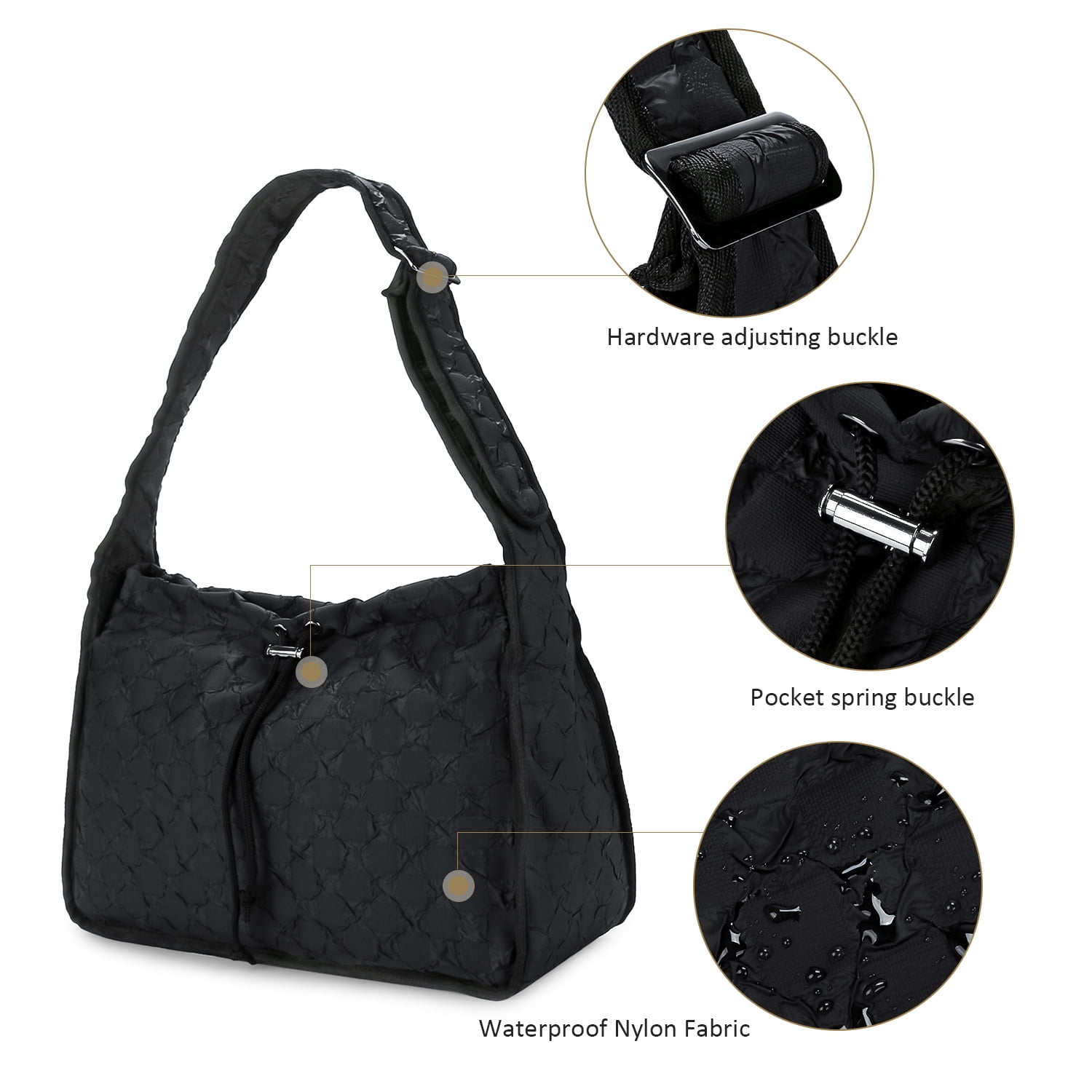 Single shoulder handheld mummy bag waterproof nylon diaper bag mother and baby travel plaid large capacity mummy bag
