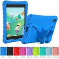 thumbnail image 6 of Allytechgroup iPad Mini 1 2 3 4 5 Case 7.9", Butterfly Design Kids Friendly Shockproof Kickstand EVA Shoulder Strap Bumper Lightweight Case for Apple iPad mini 1st 2nd 3rd 4th 5th Gen, Blue, 6 of 8