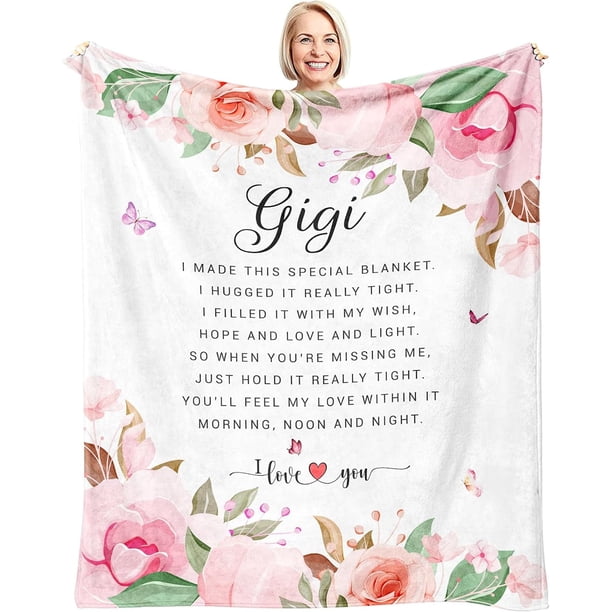 LHSHID Christmas Mimi Gifts for Grandma Xmas Gifts for Mimi from Grandkids Best Mimi Gifts from Grandchildren Mimi Birthday Gifts Mimi Blanket from Granddaughter 60x80in