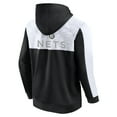 thumbnail image 3 of Men's Fanatics Black Brooklyn Nets Rainbow Shot Full-Zip Hoodie, 3 of 3