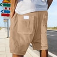 thumbnail image 3 of JTieacloth Men's Corduroy Casual Shorts Classic Stretch Short for Summer Beach Vacation(Yellow), 3 of 7
