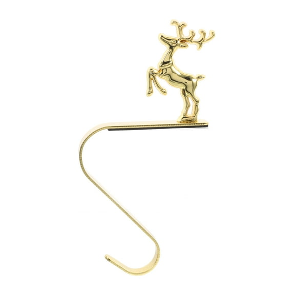 Hytrove Christmas Stocking Holder Iron Deer Shape Decorative Purpose Holiday Decorations 1Pack