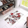 thumbnail image 3 of MKHERT Fashion Vintage Sandal High Heel and Flowers Doormat Rug Home Decor Floor Mat Bath Mat 23.6x15.7 inch, 3 of 3