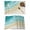 Turquoise, variant on Turquoise Beach Coastal Placemats Set of 4, Summer Ocean Nautical Seaside Placemats for Dining Table, Place Mats for Kitchen Tabletop, Waterproof Wipeable Dining Table Mats Set