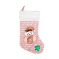 thumbnail image 3 of 3 Pair Personalized Christmas Stockings Bulk 17" Large Cute Knit Plush Santa Claus Snowman Reindeer Xmas Stocking Hanging Fireplace Stockings for Christmas Tree Decorations Family Party Supplies, 3 of 7