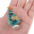 thumbnail image 2 of 10 Piezas Dollhouse Miniatura árbol De Navidad Con Decoración De Jardín De Habitación De Estrellas, 2 of 8