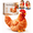 1pc, variant on Chicken-Shaped Plush Pillow, Soft Furry Sofa Cushion Decorations, Quirky Hammock/Camping Accessory Gift Fabric for Chicken Lovers, Surprise White