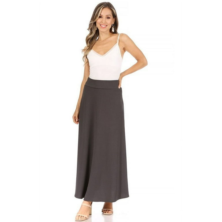 Hunter green outlet maxi skirt