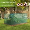thumbnail image 4 of Outsunny 8' x 4' Plant Protection Tent Crop Cage with Door, Green, 4 of 10