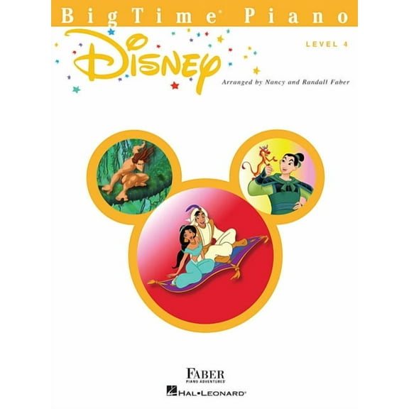 Bigtime Piano Disney Piano Sheet Music 12 Iconic Disney Songs from Aladdin, the Lion King, Moana & More Intermediate, (Paperback)