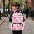 thumbnail image 5 of Binienty Pink Bow Girls School Backpack Age 6-8 Large Capacity Lightweight Bookbag with Laptop Compartment Kids Day Pack Back to School Gifts for Children, 5 of 8