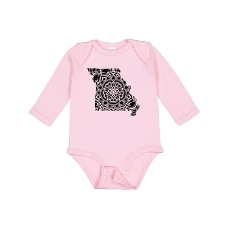 

Inktastic Missouri Silhouette Mandala Gift Baby Boy or Baby Girl Long Sleeve Bodysuit