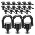 thumbnail image 1 of OUNONA 20Ud Anillos En D Rotativos Para Bolsa De Aleación Con Tornillos Para Reparación De Carteras, 1 of 6