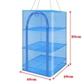 thumbnail image 1 of Bgsha Foldable 3 Layers Drying Fishing Net Hanging Vegetable Fish Dishes Dryer Hanger, 1 of 6