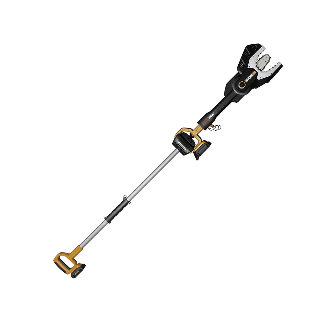 Worx WG321 6" 20V JAWSAW 2in1 Plunging Chainsaw & Pole Saw with 8
