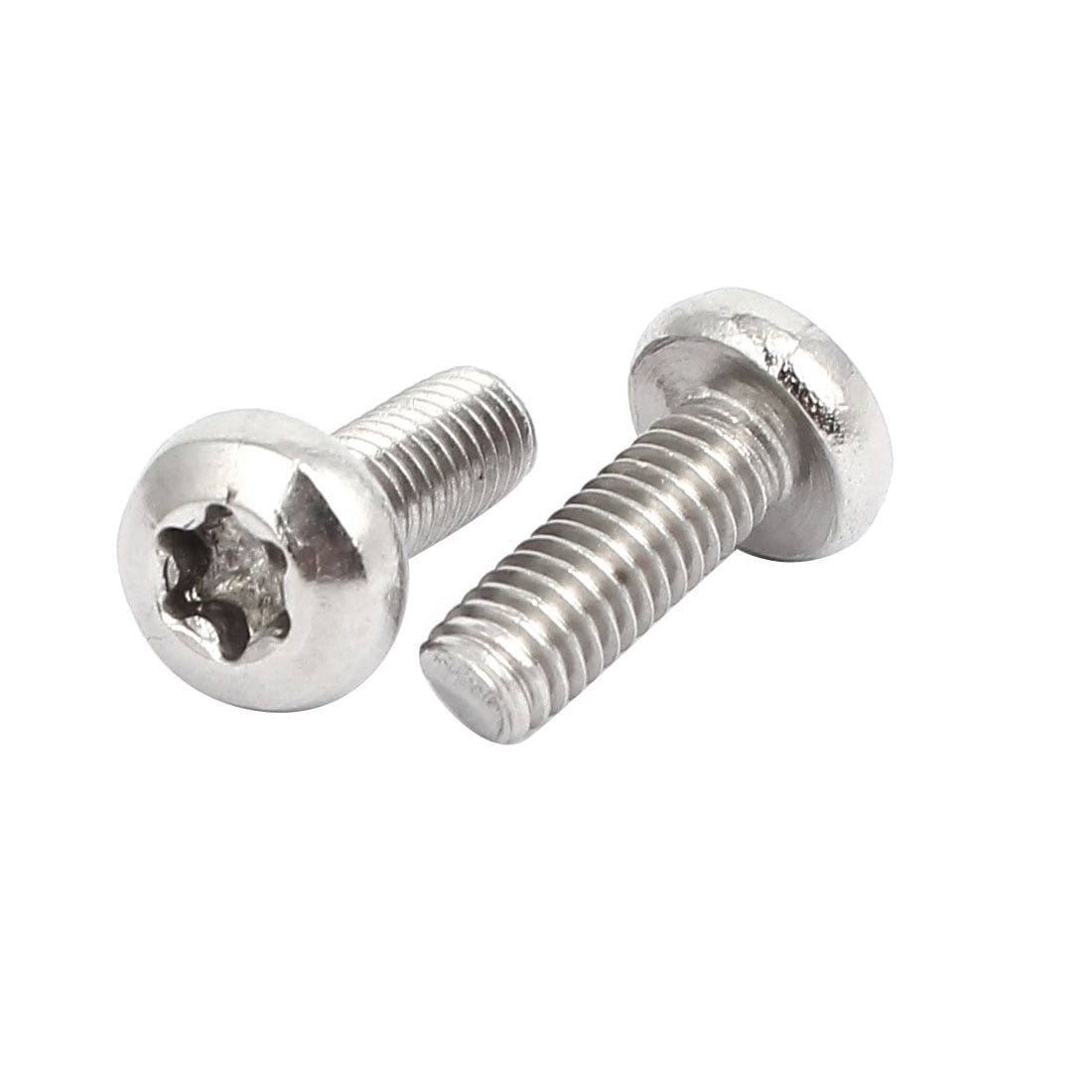 Unique Bargains M4x12mm 304 Stainless Steel Button Head Torx Screws