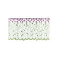 thumbnail image 2 of Embroidered Sheer Window Curtain - Light Filtering Gauze Panel with Floral Design for Living Room, Bedroom and Balcony Decoration, 2 of 6