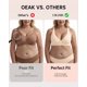 thumbnail image 4 of Bra OEAK Deep V Wireless Cómodo Push Up S para mujer, 4 of 8