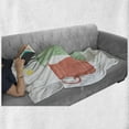 thumbnail image 6 of Be Our Guest Soft Flannel Fleece Throw Blanket, Flower Vases and Pale Yellow Blossoms on White with Welcoming Guests Theme, Cozy Plush for Indoor and Outdoor Use, 50" x 70", Multicolor, by Ambesonne, 6 of 6