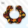 thumbnail image 4 of Hirioo Autumn Maple Leaves A for Baby Cotton Petal Bib Drool Bibs for Baby Boy Unisex, 4 of 9