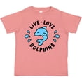 thumbnail image 3 of Inktastic Live Love Dolphins Boys or Girls Toddler T-Shirt, 3 of 5