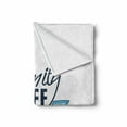 thumbnail image 2 of Family Soft Flannel Fleece Throw Blanket, Vintage Greeting Card Inspired Design with a Words About Family and Love, Cozy Plush for Indoor and Outdoor Use, 50" x 60", Black Pale Blue Red, by Ambesonne, 2 of 6