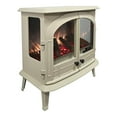 thumbnail image 4 of Modern Ember Harlowe Freestanding Electric Fireplace Stove Heater in Cream | Smart Technology | WiFi App, Alexa & Google Control | 1500W | Indoor Portable Heater | Safety Shutoff, 4 of 9
