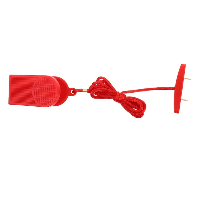 Llave de repuesto para interruptor de parada de emergencia de cinta de correr Llave de seguridad para cinta de correr con doble pieza de inserción Accesorios de seguridad para equipos de fitness