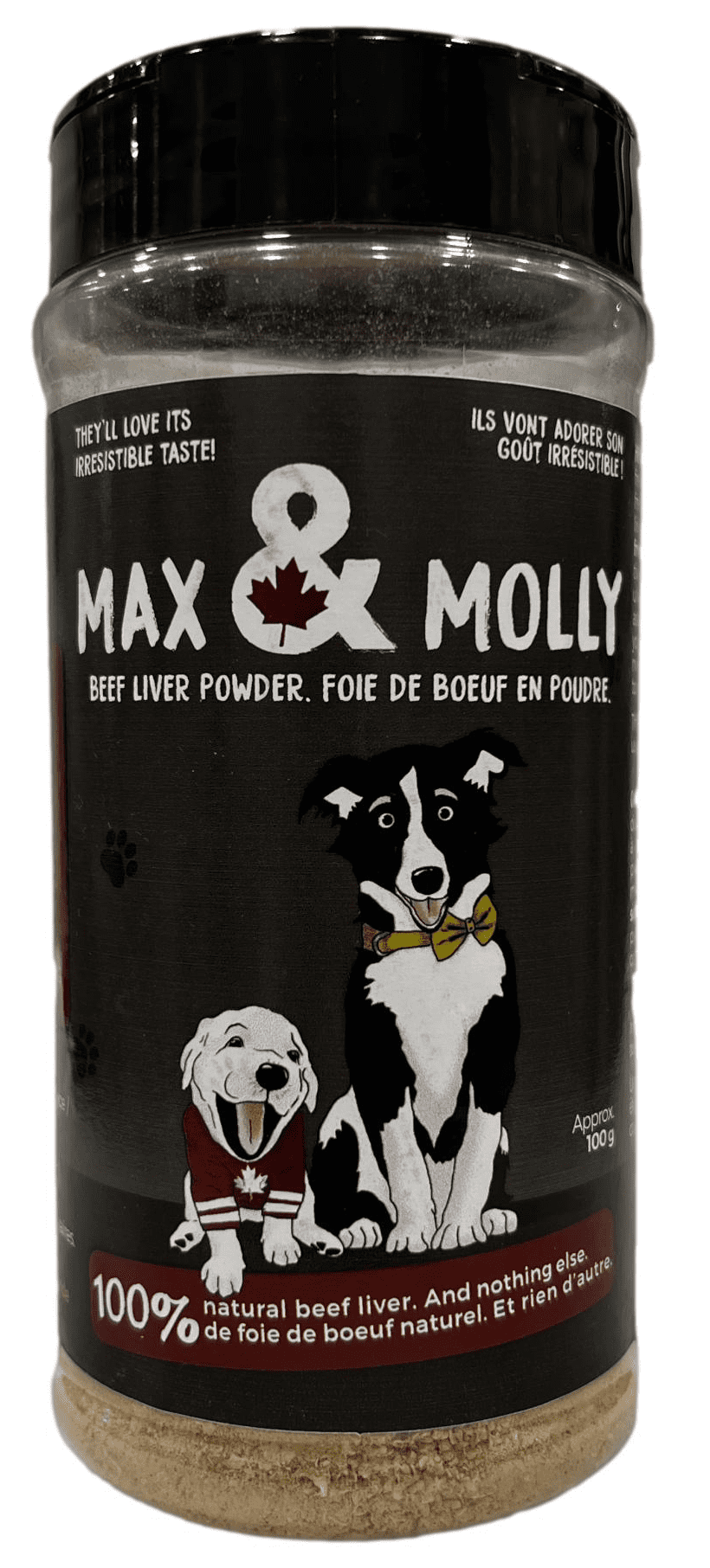 Max & Molly Beef Liver Powder for Dogs (100 g)