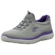 thumbnail image 1 of Zapatilla Skechers Sport Summits para mujer, color gris/morado, talla 6.5 US, 1 of 7