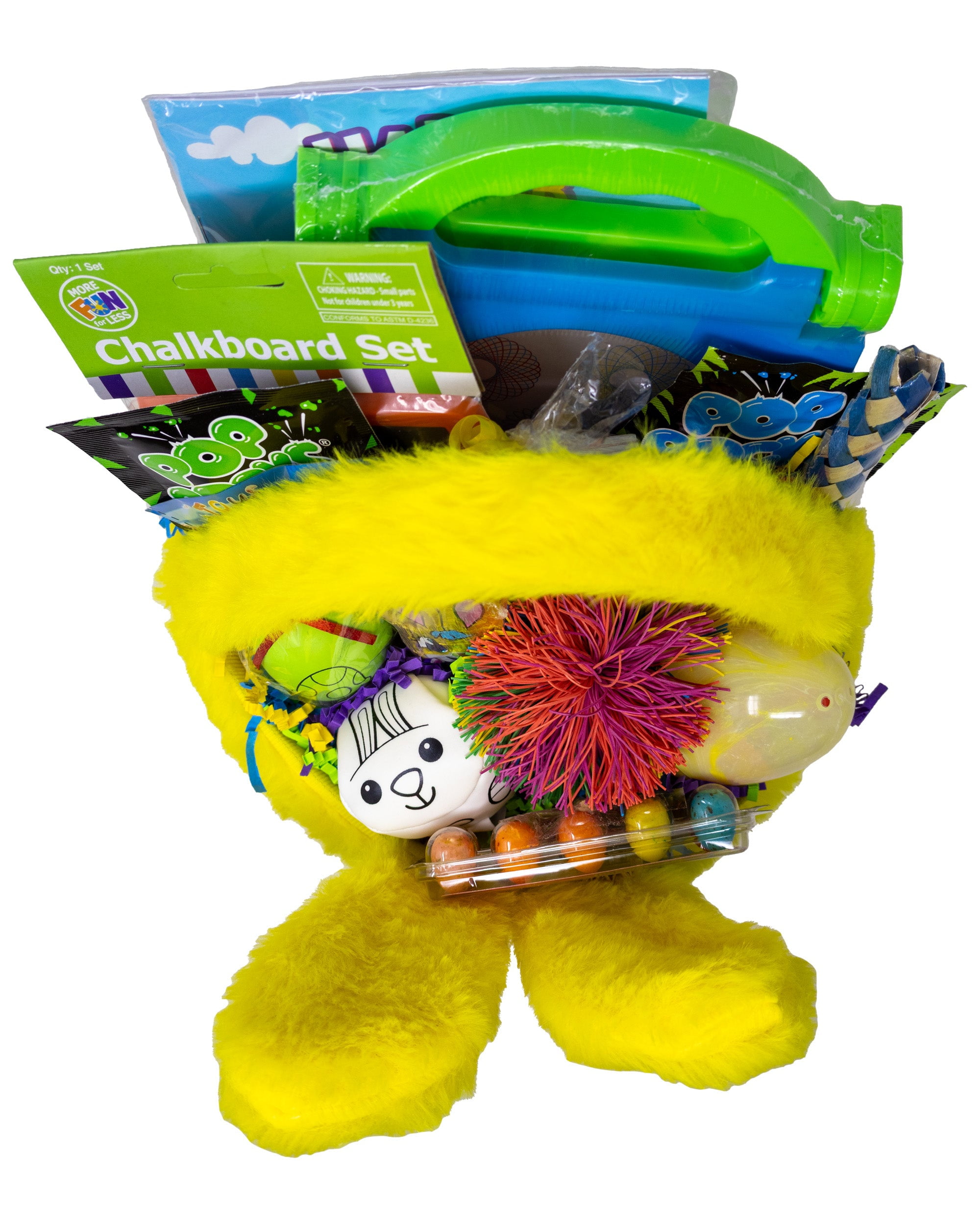 Easter Peeps Yellow Bunny Basket for Kids