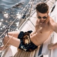 thumbnail image 2 of luoweisi Men's Beach Shorts Quick Dry Swim Trunks with Mesh Lining Bear M, 2 of 5