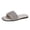 Silver, variant on Women's Glitter Flat Slippers - Sparkly Dressy Open Toe Slip-on Shoes