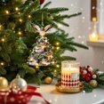 thumbnail image 7 of 2D Stacked ducks Christmas Acrylic Ornament, Cute Tree Hanging Pendant, Acrylic Hanging Ornament Home Party Decor for Living Room, Bedroom, Mantle and Porch Display,B, 7 of 7