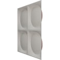 thumbnail image 4 of Ekena Millwork 19 5/8"W x 19 5/8"H Adonis EnduraWall Decorative 3D Wall Panel, Universal Pearl Metallic Champagne Pink (12-Pack for 32.04 Sq. Ft.), 4 of 6