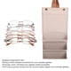 thumbnail image 4 of Exhibición Colgante De Gafas, Estuche Portátil De Almacenamiento De Gafas Con 3 Ranuras, Cierre Seguro Para Almacenamiento, 4 of 7