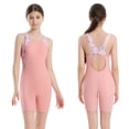 thumbnail image 2 of REDARER Racerback Open Back Moderate Coverage Boyleg Summer Resort One Piece Swimsuit (Girls),5-6 Years, 2 of 9