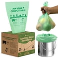 thumbnail image 1 of Bolsas de basura compostables AIRNEX Small, 6 litros (1.6 galones), 100 unidades, 1 of 6