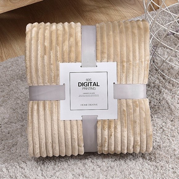 Meitianfacai Queen Size Blanket for Bed, Super Fuzzy Soft Cozy Blanket – Double Layer Flannel Blanket, Thickened, for Winter Bed, Sofa, Camping, Travel,47"x78"