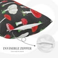 thumbnail image 5 of Fotbe Red Mushrooms Pillow Cases - Envelope Closure - Luxury, Extra Soft, Cooling Pillow Covers - Wrinkle, Fade, Stain Resistant-20"x30", 5 of 9